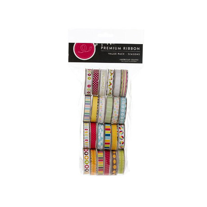 American Crafts Ribbon Value Pack - Seasonal 2