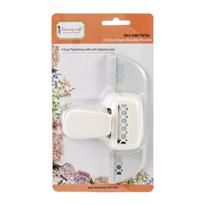 Dress My Craft Paper Border Punch - Circle Chain
