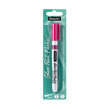 DecoArt Opaque Glass Paint Marker - Fuchsia