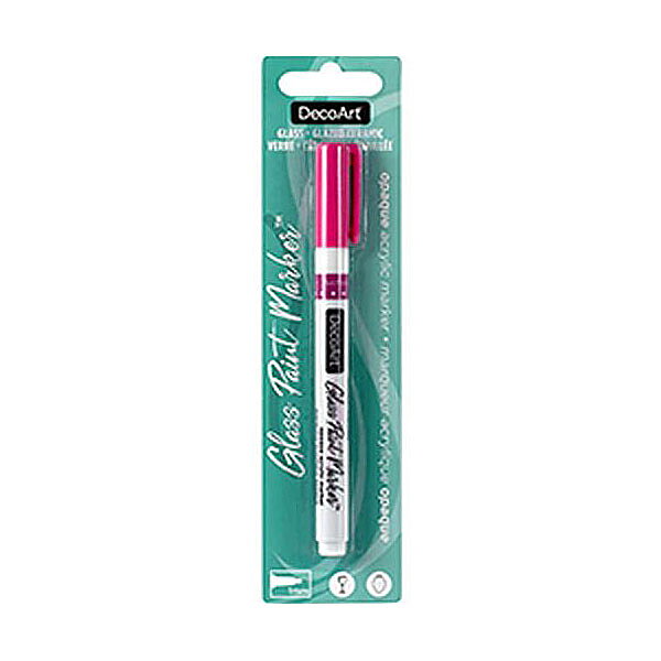 DecoArt Opaque Glass Paint Marker - Fuchsia