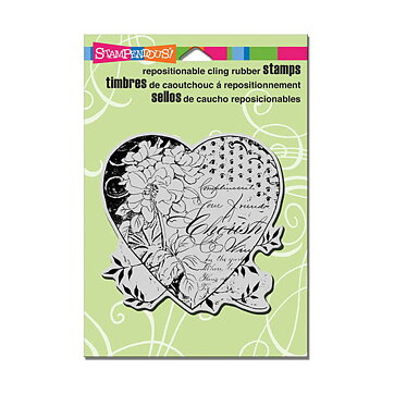 Stampendous Rubber Stamps - Cherish Heart