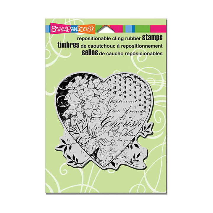 Stampendous Rubber Stamps - Cherish Heart