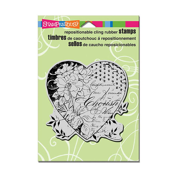 Stampendous Rubber Stamps - Cherish Heart