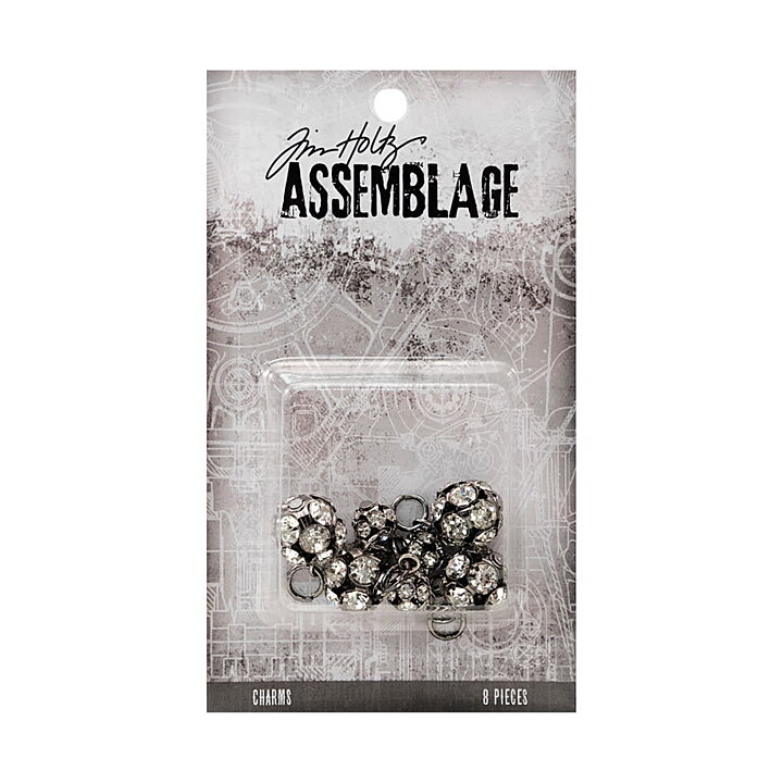 Tim Holtz Assemblage Charms - Sparkling Rondells
