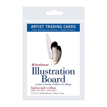 Strathmore Artist Trading Cards - Illustration Board Vellum