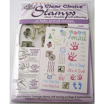 Royal Langnickel Clear Stamps - Clear Choise Baby Arrival