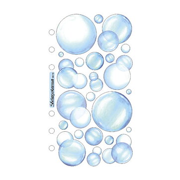 EK Success Sticko Vellum Stickers - Bubbles