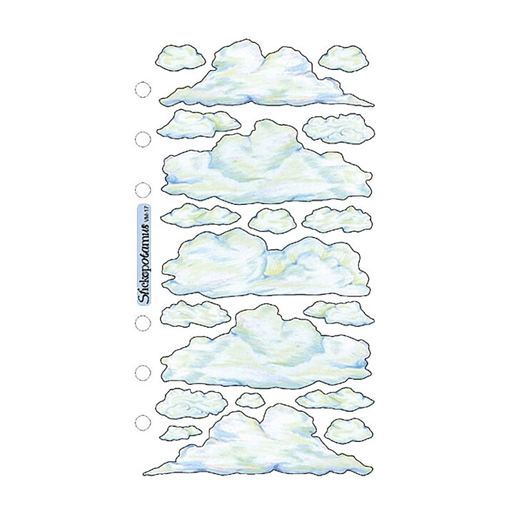 EK Success Sticko Vellum Stickers - Clouds