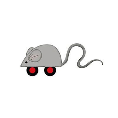 BK Dies 2x3 Animal Mouse Toy