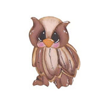 BK Dies 3x4 Animal Owl Baby