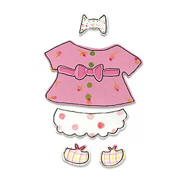 Sizzix Die Originals - Animal Dress UPS Girl Outfit