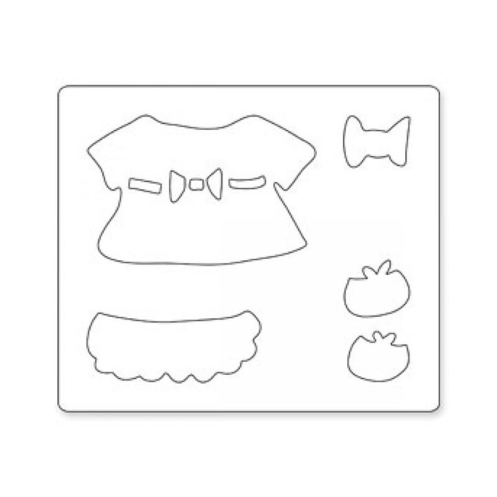 Sizzix Die Originals - Animal Dress UPS Girl Outfit