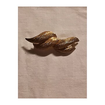 Brooch Monet Vintage - Braided Leaves