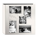 Pioneer 5-Up Sewn Embossed Collage Frame Photo Album - Wedding Ivory