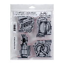 Tim Holtz Stampers Anonymous set - Beer Blueprint