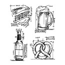 Tim Holtz Stampers Anonymous set - Beer Blueprint