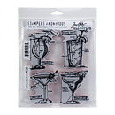 Tim Holtz Stampers Anonymous set - Cocktails Blueprint