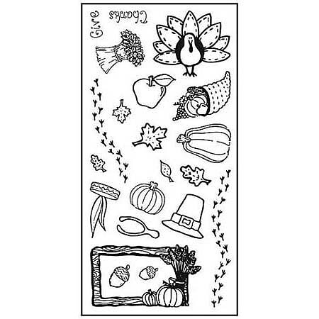 Fiskars Clear Stamps - Turkey Turkey