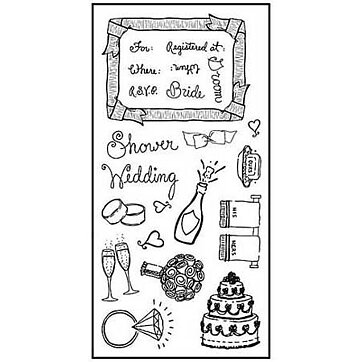 Fiskars Clear Stamps - When's the Big Day?