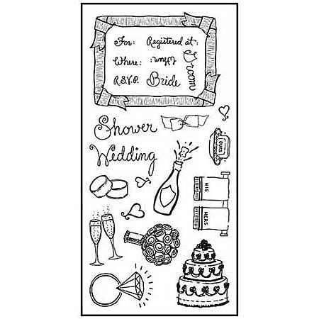 Fiskars Clear Stamps - When's the Big Day?
