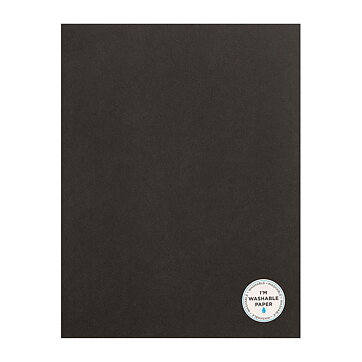 American Crafts Washable Matte Paper 8.5"x11" - Black