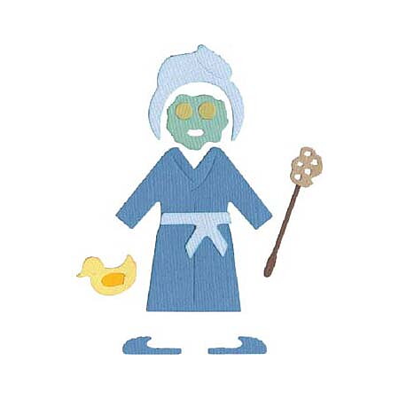 Quickutz Dies 4x4 - Paper Doll Spa REV-0298-S