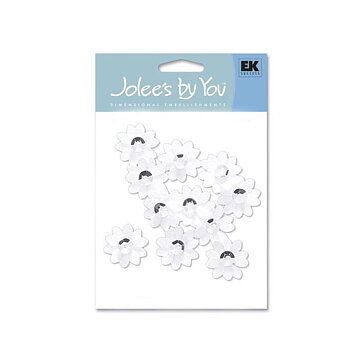EK Success Stickers Jolee's By You Mini - Flower Primrose White