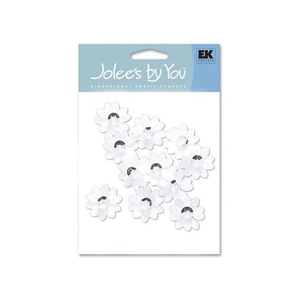 EK Success Stickers Jolee's By You Mini - Flower Primrose White
