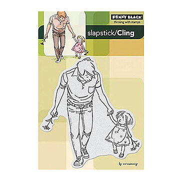 Penny Black Rubber Stamps Slapstick - Hand in Hand