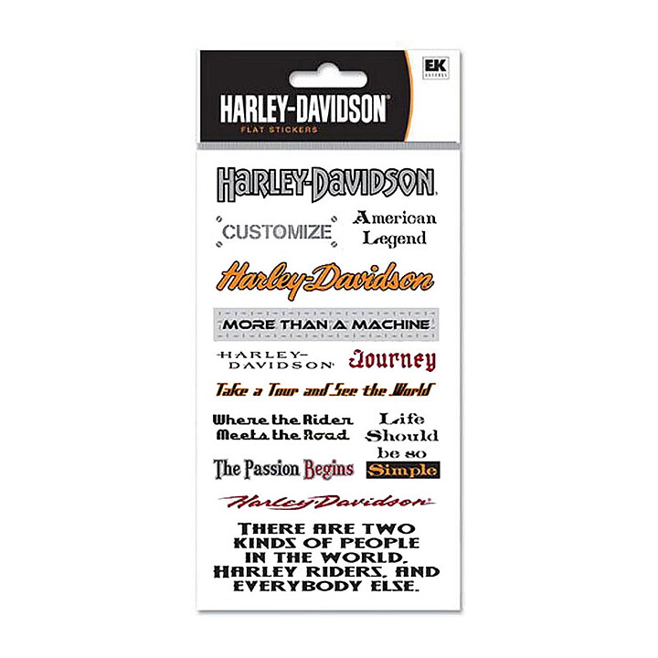 Harley Davidson Stickers - Phrases 1