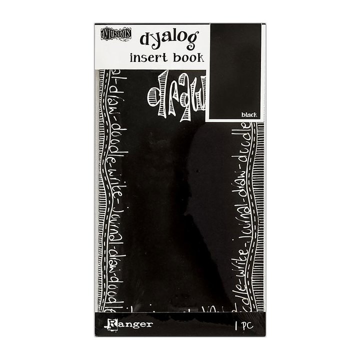 Ranger Dyan Reaveley's Dylusions Dyalog Insert Book - Black