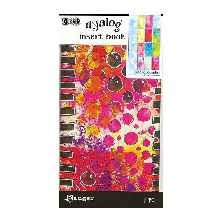 Ranger Dyan Reaveley's Dylusions Dyalog Insert Book - Background 2