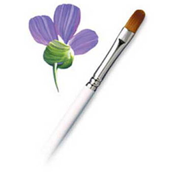 Royal Golden Taklon Brush - Filbert R170-2