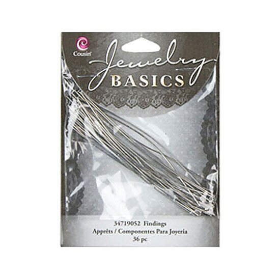 Cousin Basic Metal Findings - Silver Head Pin 75 mm