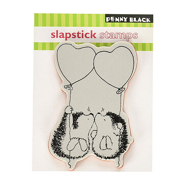 Penny Black Rubber Stamps Slapstick - Hedgehog Kisses
