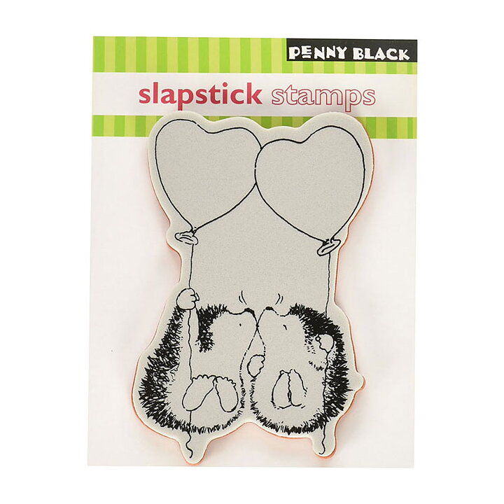 Penny Black Rubber Stamps Slapstick - Hedgehog Kisses