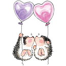 Penny Black Rubber Stamps Slapstick - Hedgehog Kisses