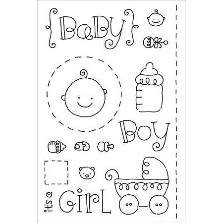 Doodlebug Design Clear Stamps - Baby 1