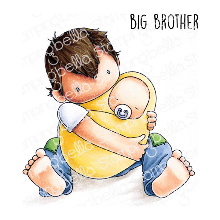 Stamping Bella Cling Rubber Stamps - Big Brother