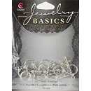 Cousin Basic Metal Findings - Silver Rope Toggle2 Medium 10x19 mm
