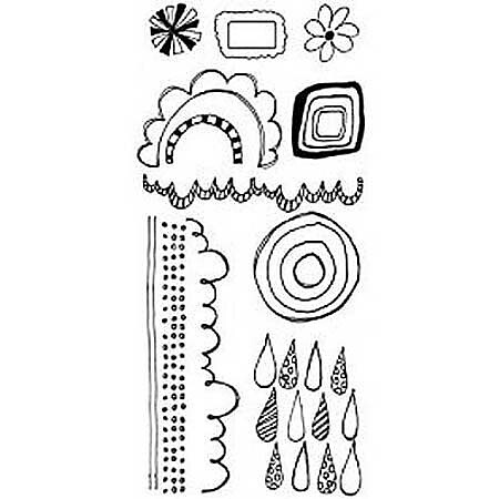 Claudine Hellmuth Clear Stamps - Doodles