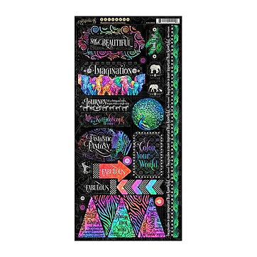 Graphic 45 Cardstock Stickers - Kaleidoscope