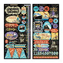 Graphic 45 Cardstock Stickers - Life's A Journey