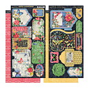 Graphic 45 Cardstock Die-Cuts - Flutter Tags & Pockets Collection
