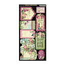 Graphic 45 Cardstock Die-Cuts - Bloom Tags & Pockets Collection