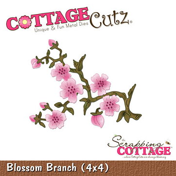 Cottage Cutz Dies 4x4 Flowers Blossom Branch