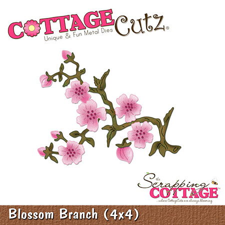 Cottage Cutz Dies 4x4 Flowers Blossom Branch