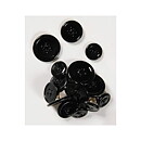 Hot of the Press Button Brads Black
