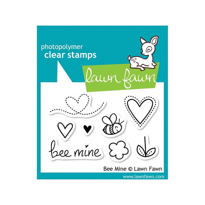 Lawn Fawn Clear Stamps 3"X2" - Bee Mine