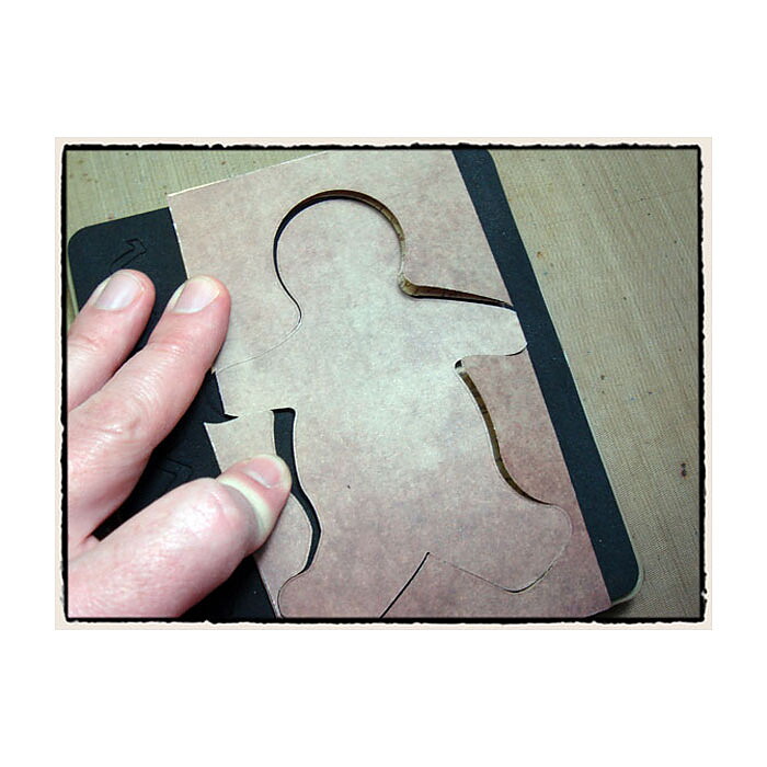 Tim Holtz Sizzix Alterations Die Bigz - Gingerbread